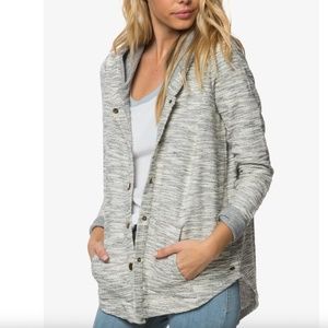 O'NEILL Juniors' Marcy Snap-Front Hoodie Sweater